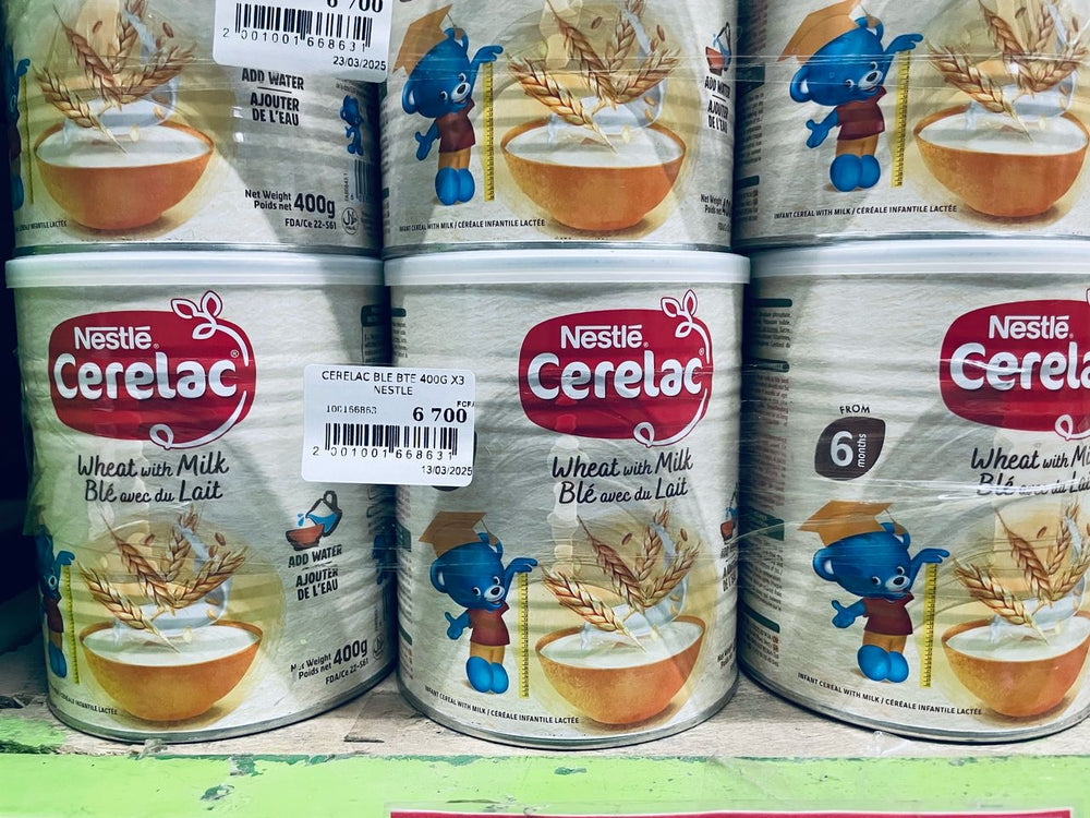CERELAC BLE BTE 400G X3
NESTLE