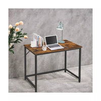 
              39.4" Computer Desk Black - Vasagle: Sturdy Steel Frame, Space-Saving, Easy Assembly
            