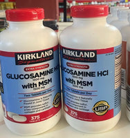 
              Kirkland Signature Glucosamine HCI avec MSM 1500mg - 375 comprimés
            