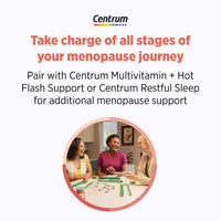 
              Centrum Menopause Support Complete Womens Multivitamin Supplement for Clear Mind and Calm Mood Support, Tablets, 30 Count
            