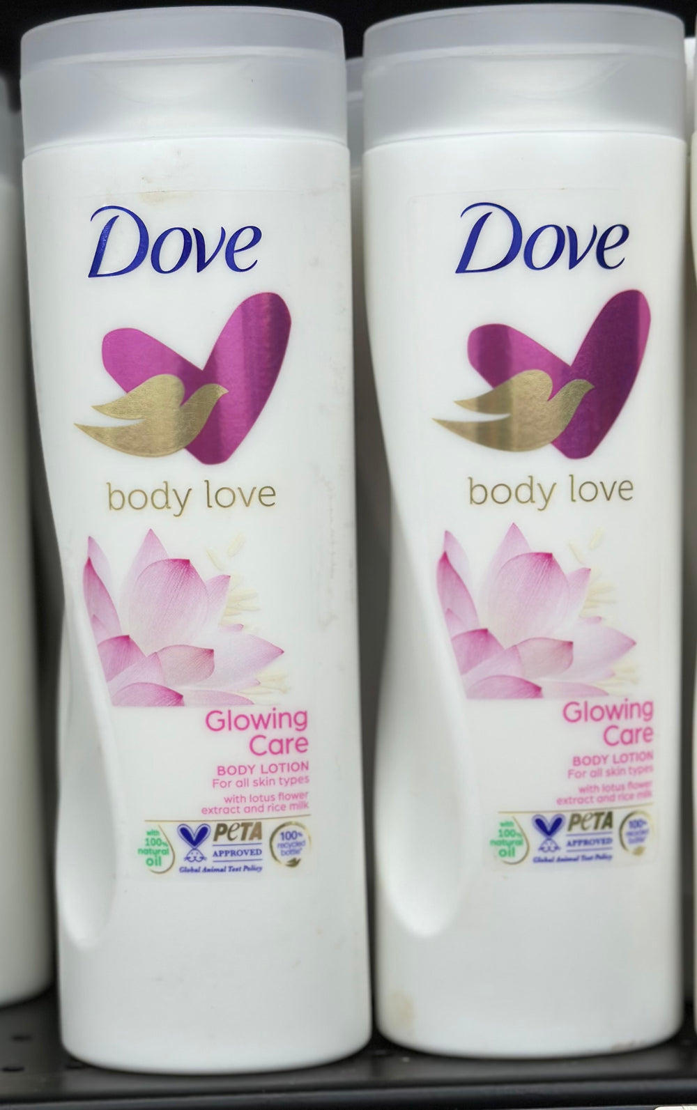 Dove body love glowing care 400ml