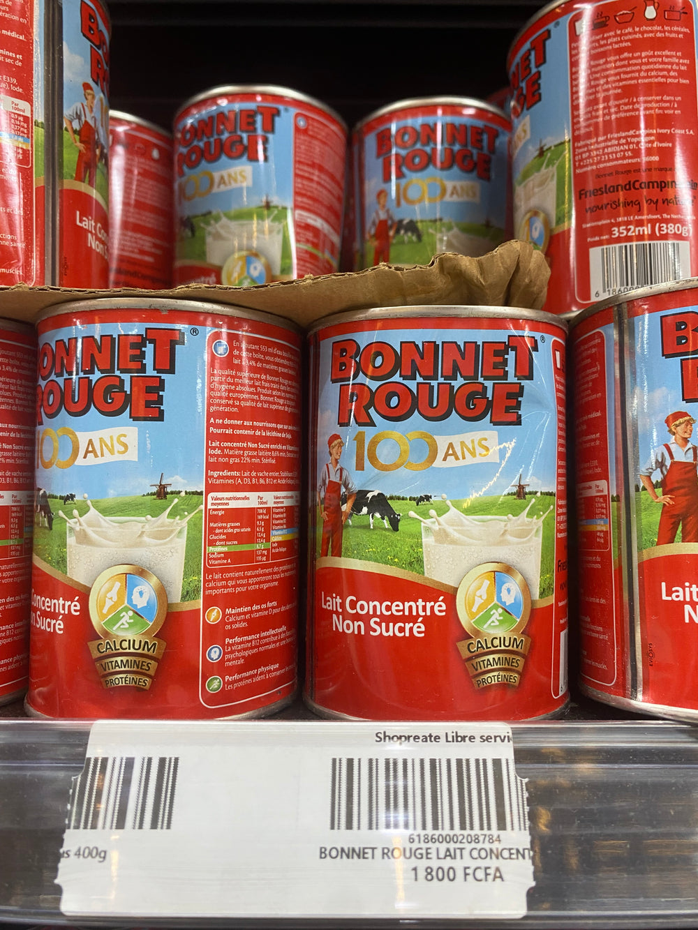 BONNET ROUGE LAIT CONCENTRÉ