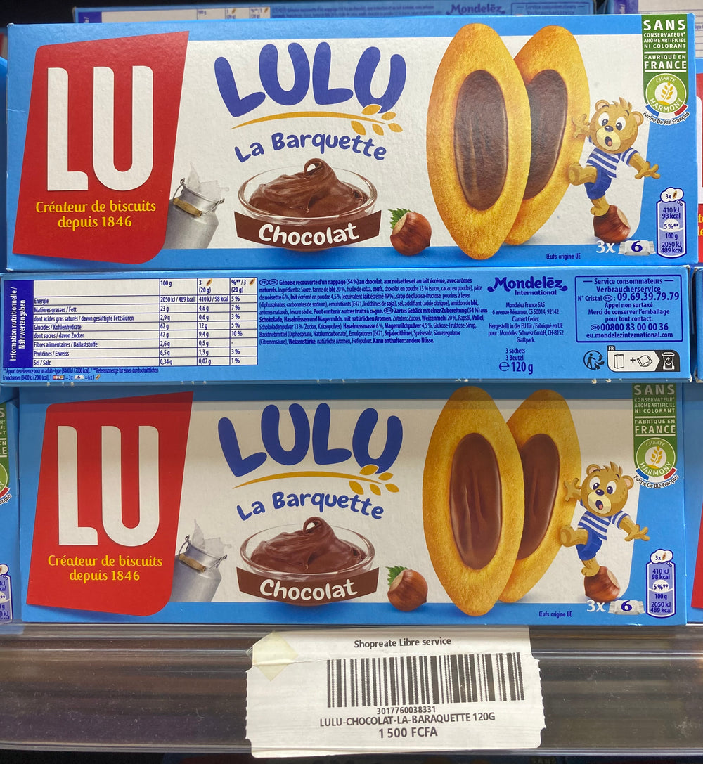 Lulu - Chocolat La Baraquette 120g