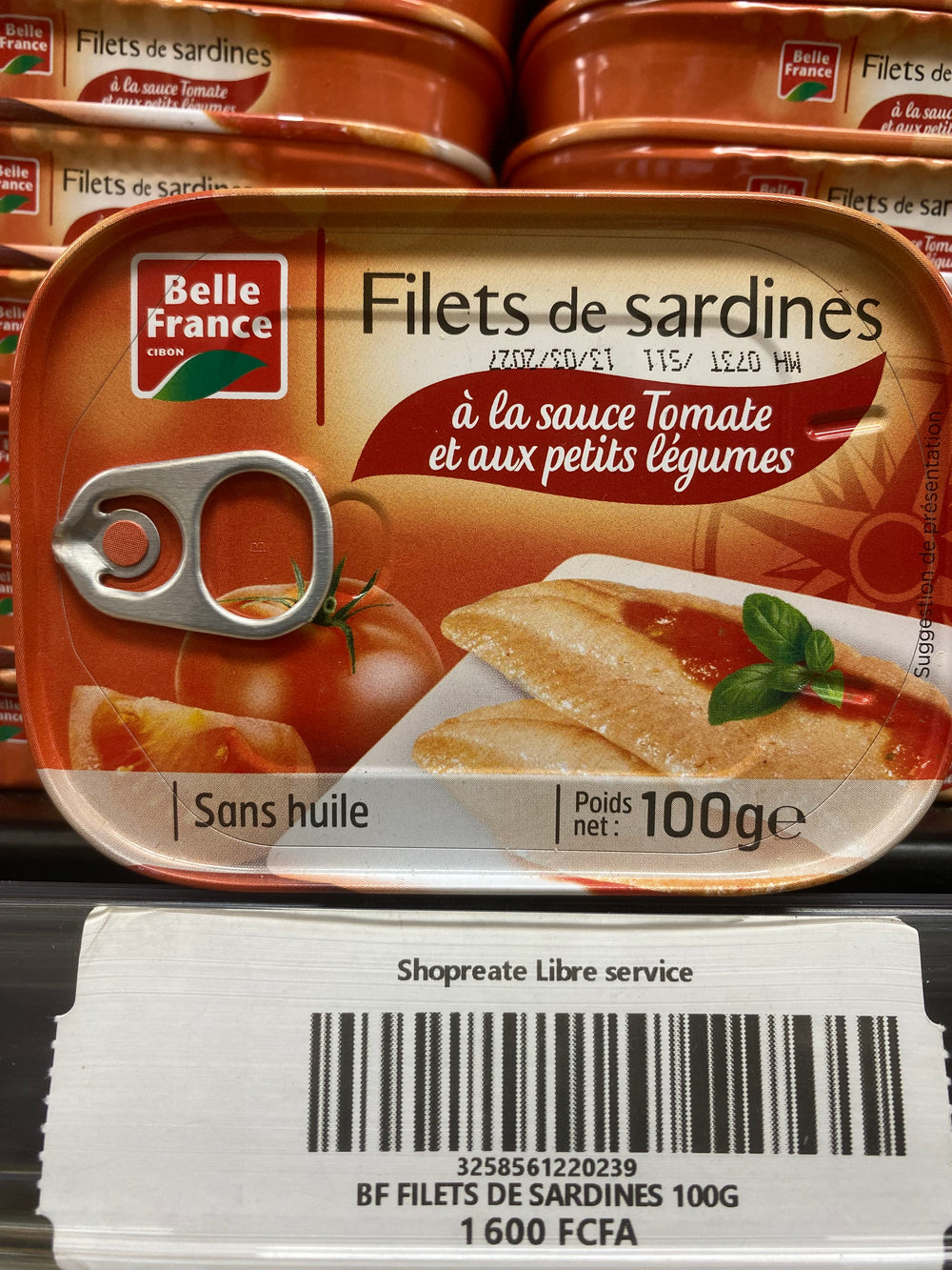 Bf Filets de Sardines 100g