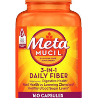 Meta Mucil 3-IN-1 Daily Fiber 160 Count