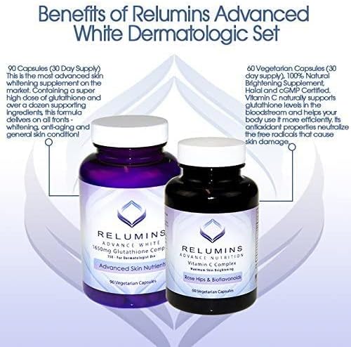 Gélules Éclaircissantes Au Glutathione & Vitamine E - 100 Gélules - Soin De Nuit - Neuf