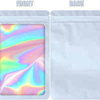 EONJOE Lot de 100 sachets en mylar 5 × 7 pouces avec fenêtre transparente