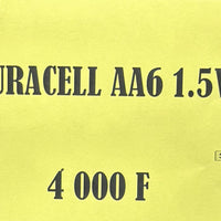 DURA CELL AA6 1.5V