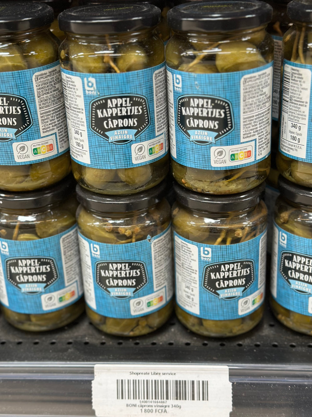 BONI caprons vinaigre 340g