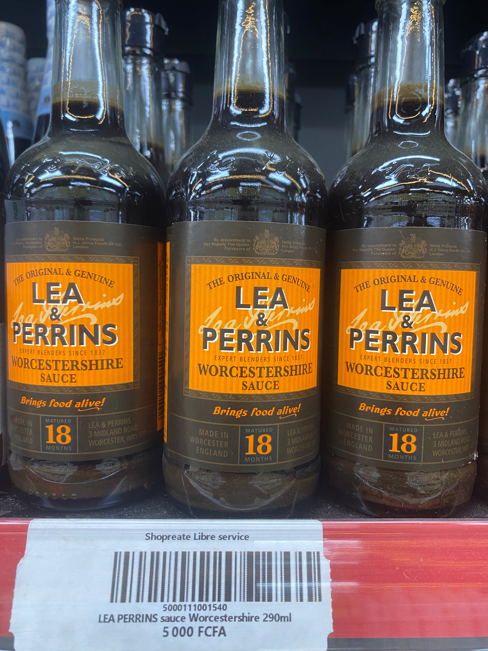 Lea perrins sauce worcester rshire 290ml