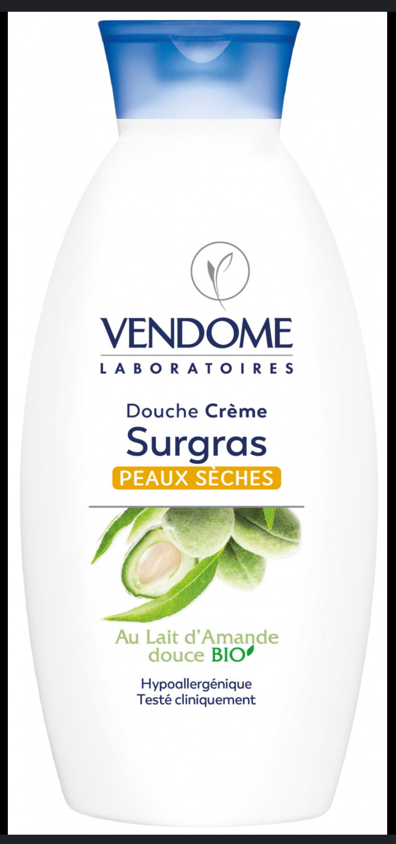 Douche Crème Surgras au Lait d'Amande douce Bio 400ml