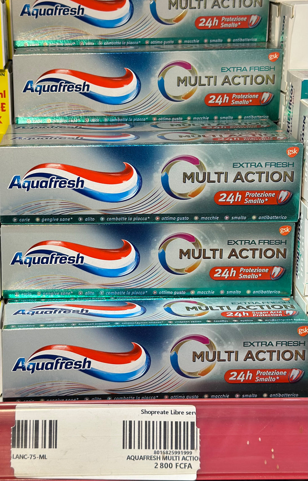 AQUAFRESH MULTI ACTION 75ML