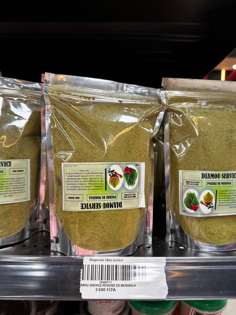 Diamou service poudre de moringa