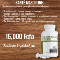 Bronson Panax Ginseng – Énergie & Clarté Mentale 120 Capsules * Nglobal