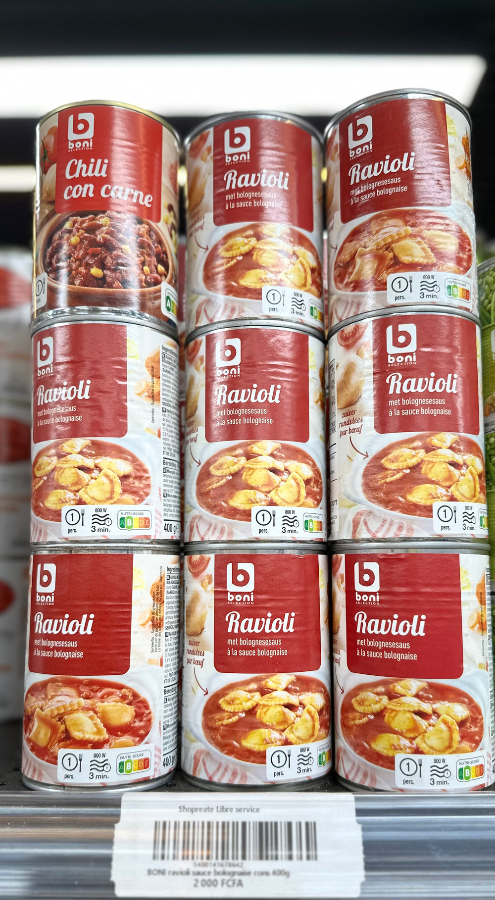 BONI ravioli sauce bolognaise 400g
