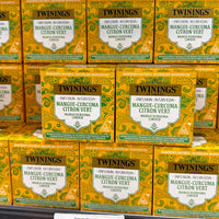 TWININGS OF LONDON MANGUE-CURCUMA CITRON VERT 20 SACHETS 30G