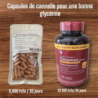 
              Cinnamon Detary Supplément 60 Capsules DLC: 30 Avril 2026
            