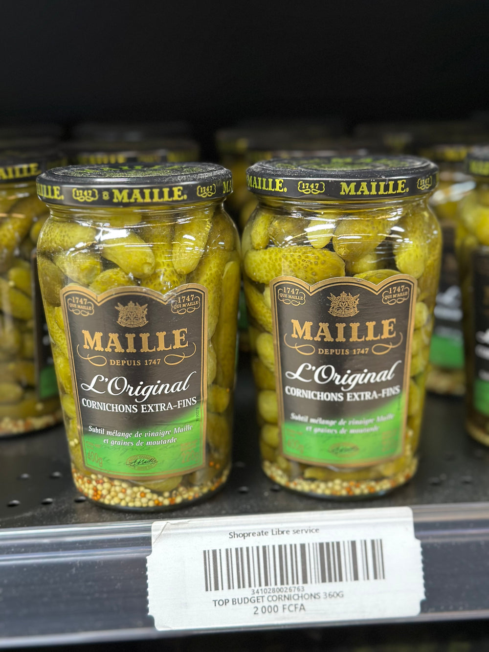 MAILLE CORNICHONS EXTRA FINS 400g