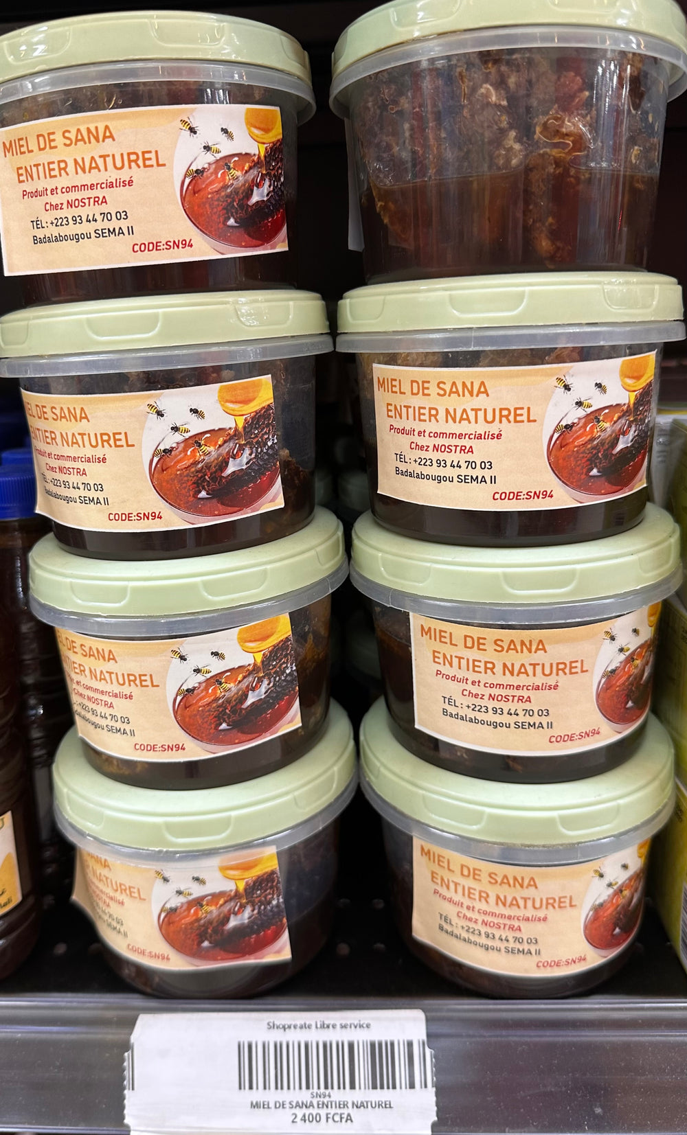 MIEL DE SANA ENTIER NATUREL