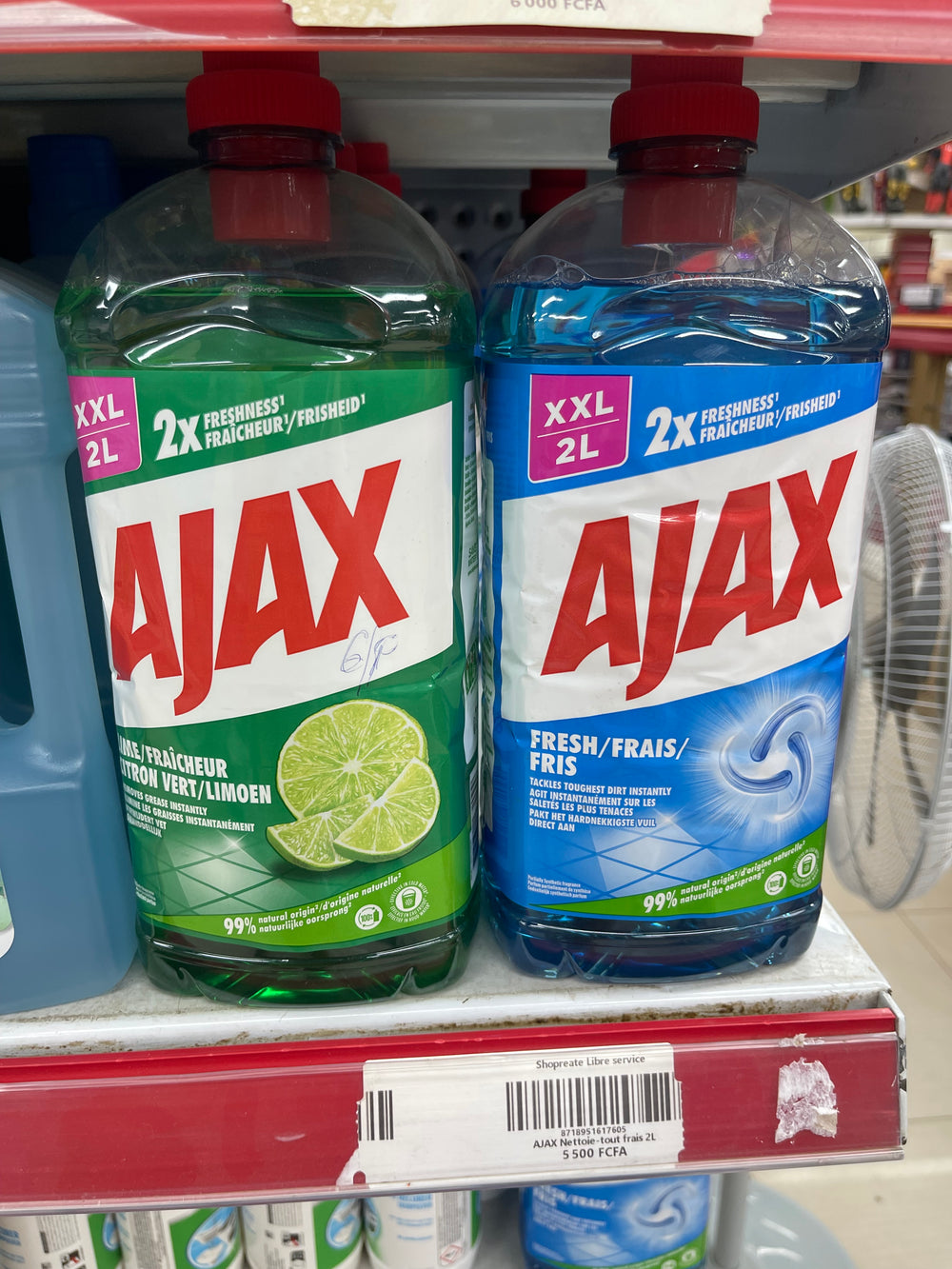 Ajax Nettoie-tout Citron Vert