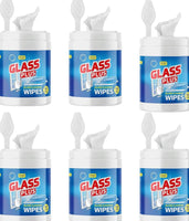 
              Glass Plus - Glass, Window, and Mirror Cleaning Wipes (160 Ct Wipes - 6 Cannisters (960 Wipes))
            