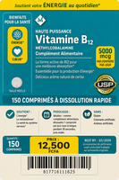 
              Member Mark Vitamin B12 methylcobalamin, Dietary  150Pc DLC 12/2027
            