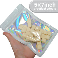 EONJOE Lot de 100 sachets en mylar 5 × 7 pouces avec fenêtre transparente