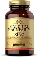 
              Solgar Calcium Magnesium Plus Zinc, 100 Tablets - Promotes Healthy Bones and Teeth - Supports Nerve & Muscle Function - Non GMO, Vegan, Gluten Free, Dairy Free, Kosher, Halal - 33 Servings DLC: 09/2028
            