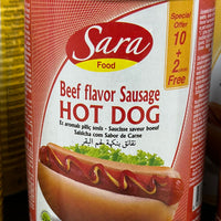 SARA BEEF LAVOR SAUSAGE 400G