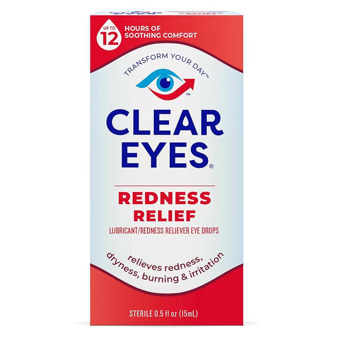 Clear Eyes Redness Relief Lubricant Redness Relief Eye Drops (30 count)