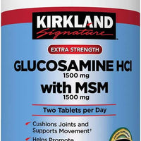 Kirkland Signature Glucosamine avec MSM – 375 comprimés