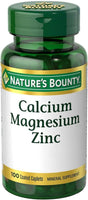 
              Nature's Bounty Calcium Magnésium Zinc Caplets Santé Immune 100 Compte DLC: 11/27
            