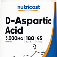 NutriFusion DAA D-Aspartic Acid 100 Capsules