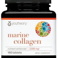 Youtheory Marine Collagen – Beauté et Santé de la Peau 160 tablets 03/2027