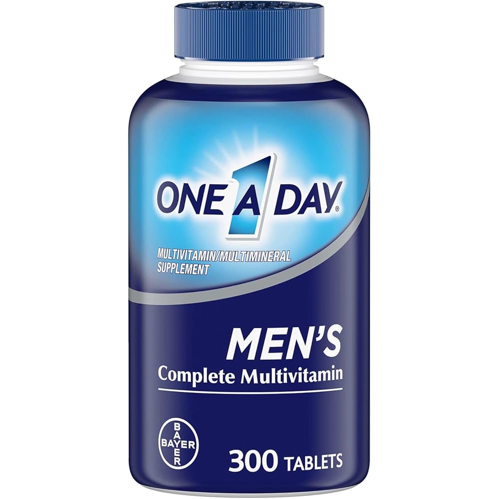 One A Day Homme – Multivitamines Santé Totale, 1 flacon de 300 comprimés