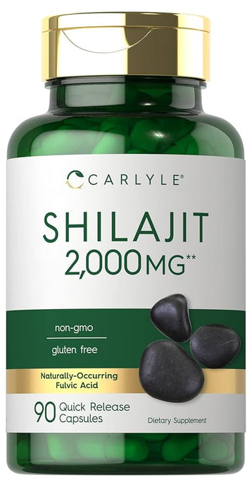 Carlyle Shilajit Capsules | 2000mg | 90 Count