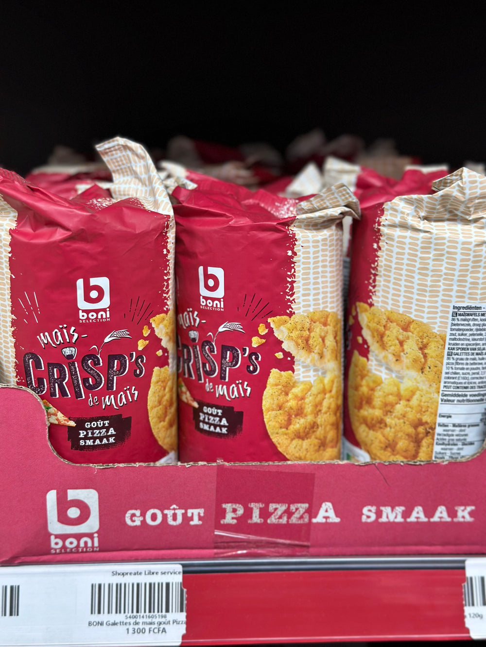 BONI Galettes de maïs gout Pizza