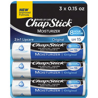 ChapStick Moisturizer Original Lip Balm Tubes - 0.15 Oz 1pc