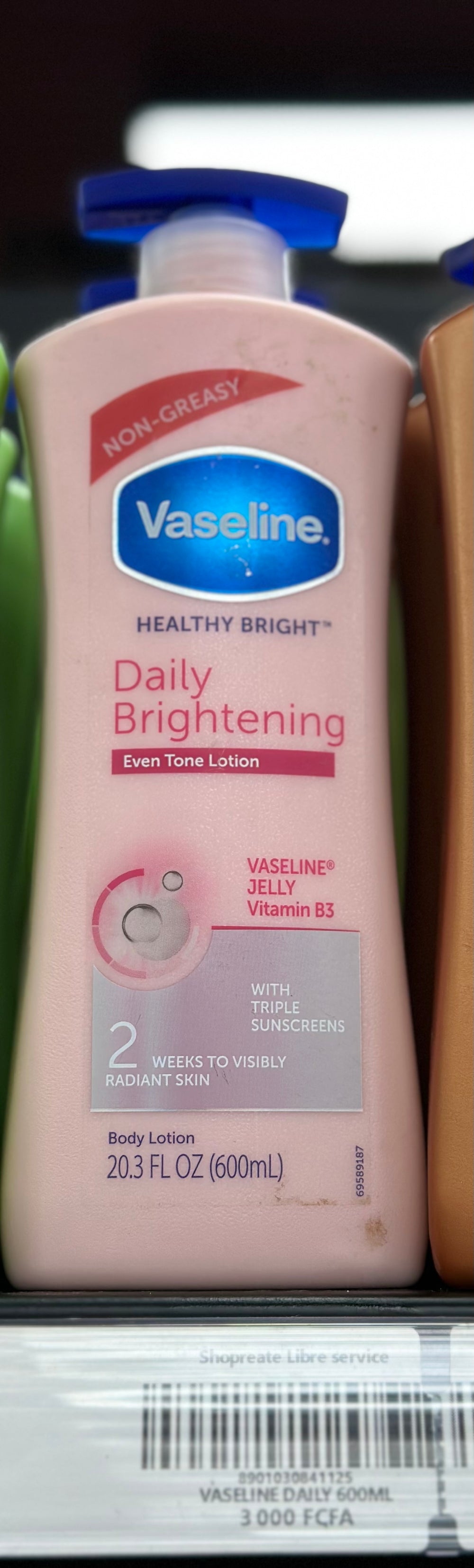 VASELINE DAILY BRIGHTENING 600ML