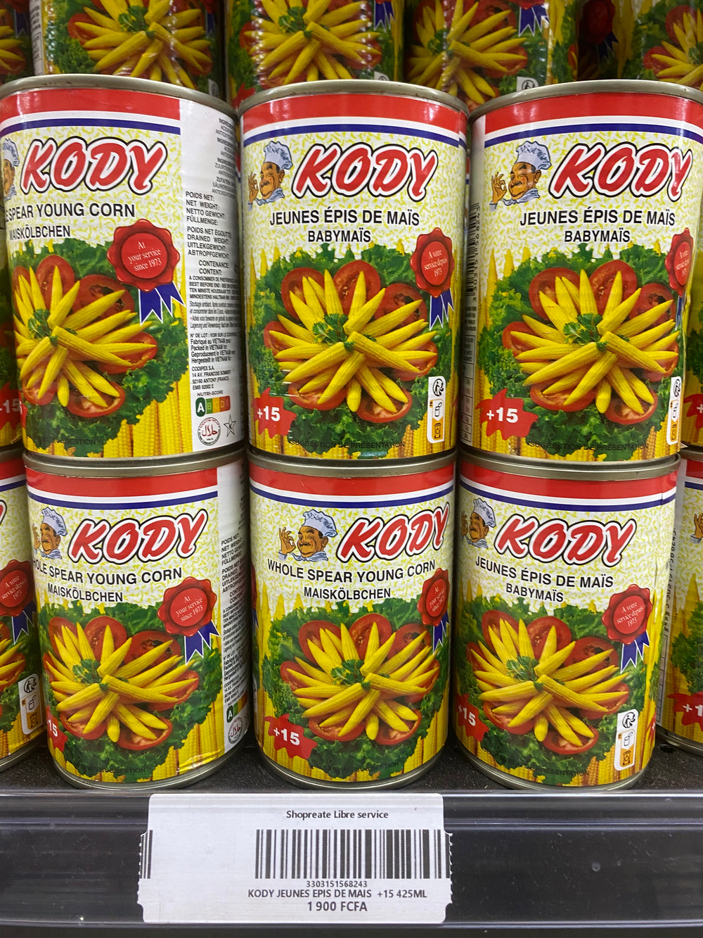 KODY JEUNES EPIS DE MAIS +15 425ML