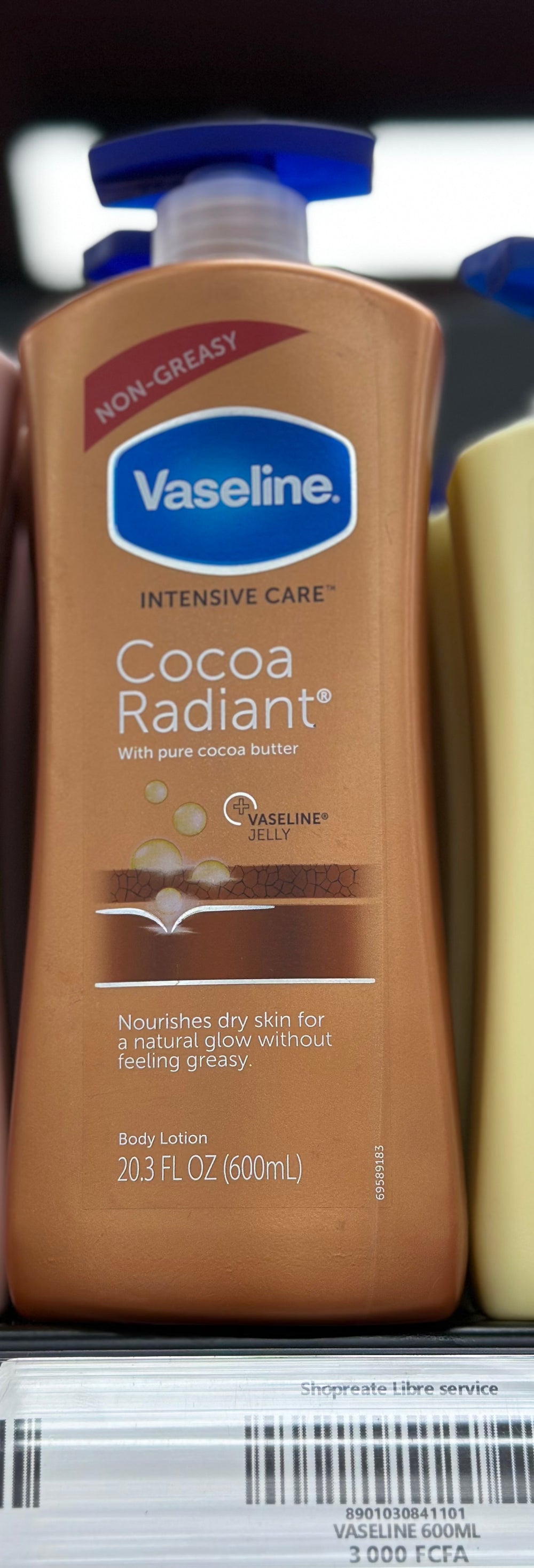 VASELINE COCO RADIANT 600ML