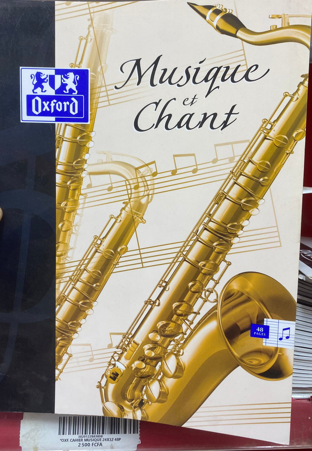 *OXF.CAHIER MUSIQUE 24X32 48P