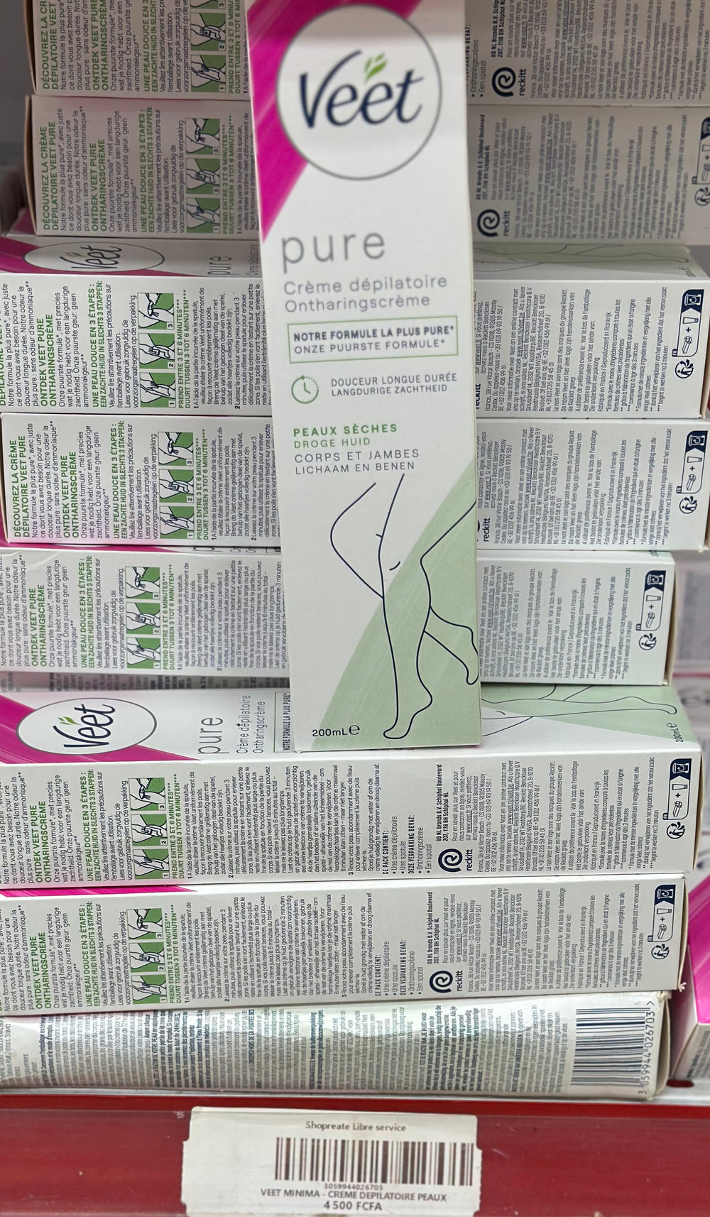 VEET - CRÈME DÉPILATOIRE PEAUX SÉCHES 200ML