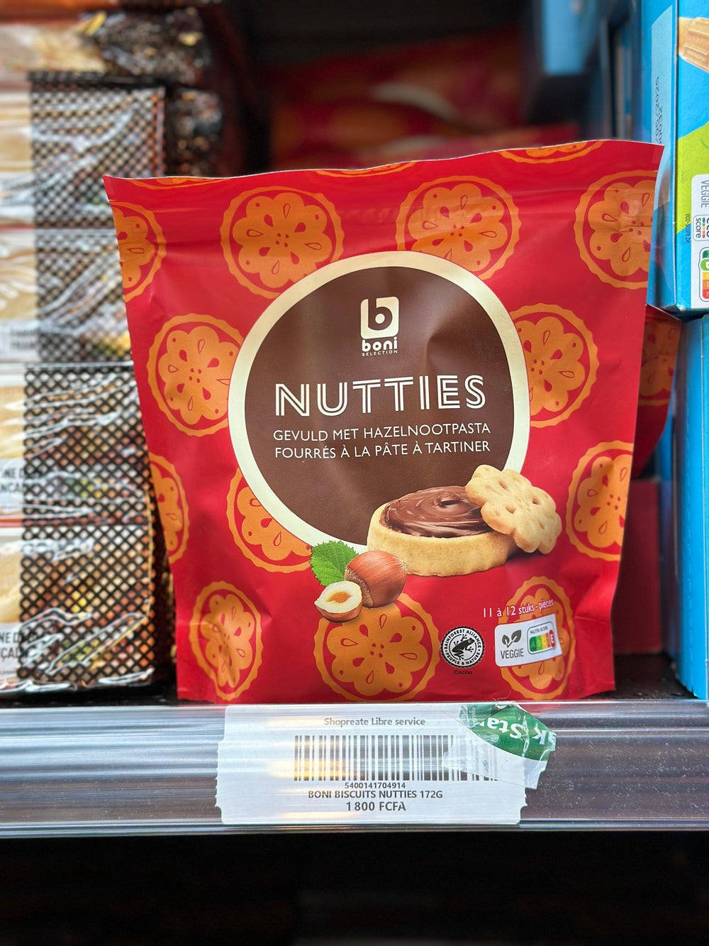 BONI BISCUITS NUTTIES 172G