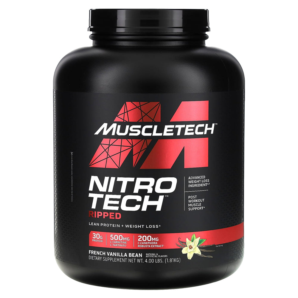 Muscletech Nitro Tech Ripped French Vanilla Bean 1.81kg