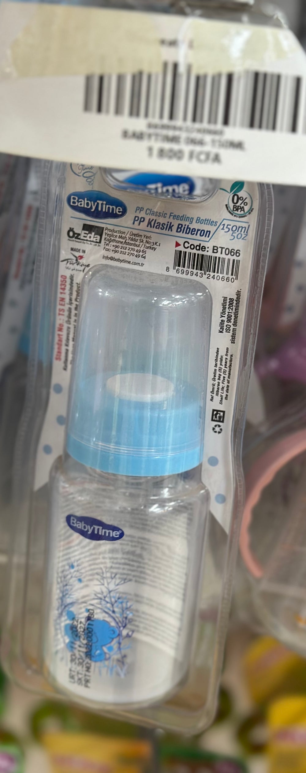 Baby time biberon 150ml
