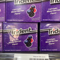 TRIDENT MIXED BERRIES FLAVOR 65X1.6
