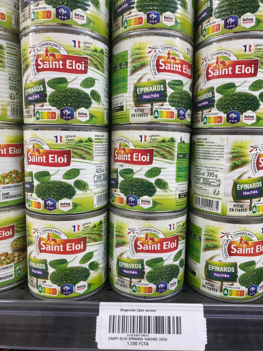 SAINT-RLOI EPINARD -HACHES-395G