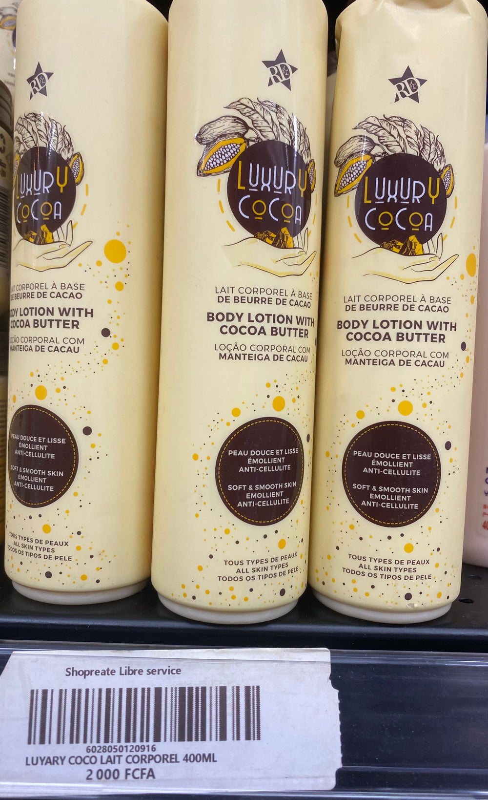 Luyary coco Lait corporel 400ml