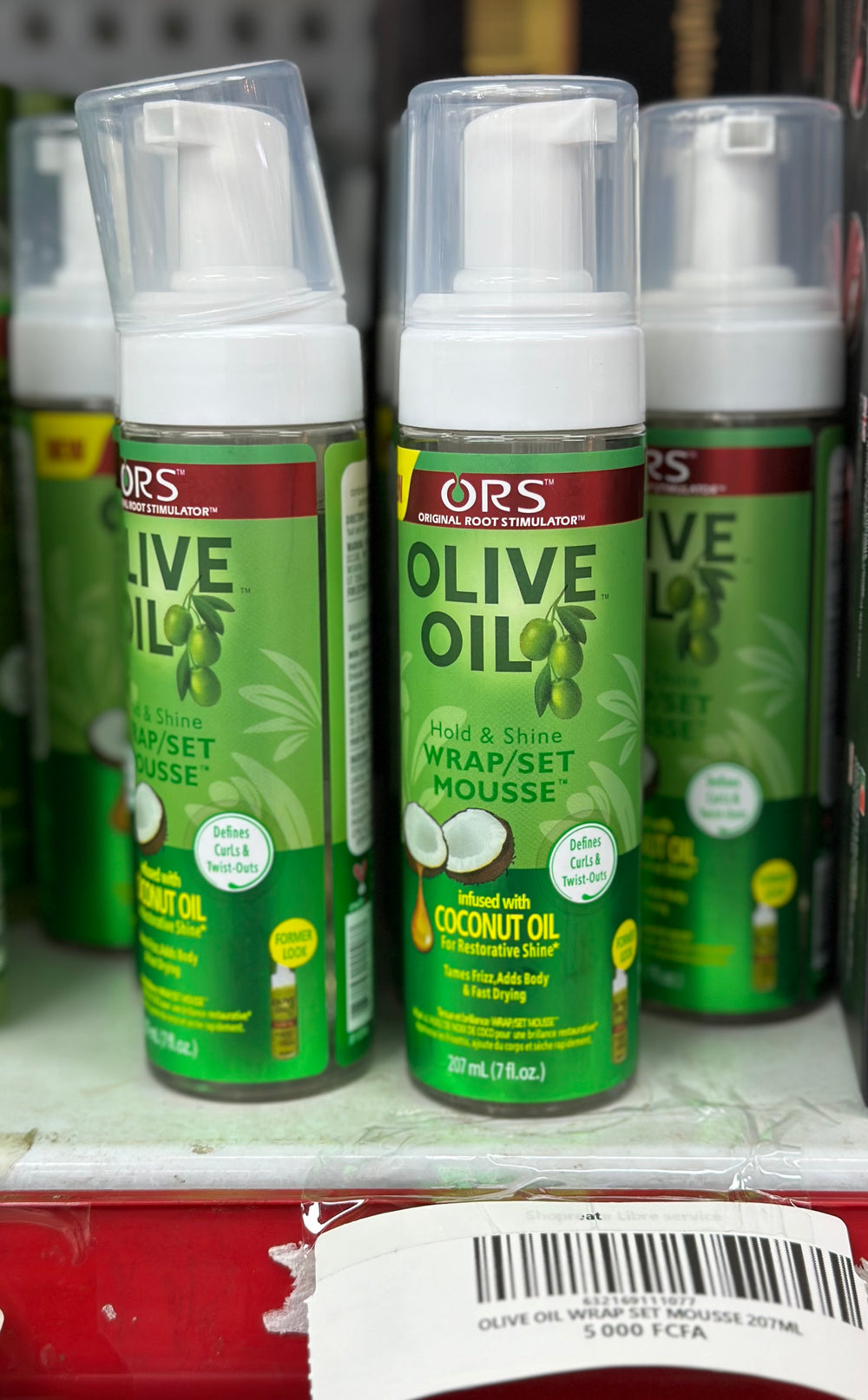 Olive oil wrap/set Mousse 207ml